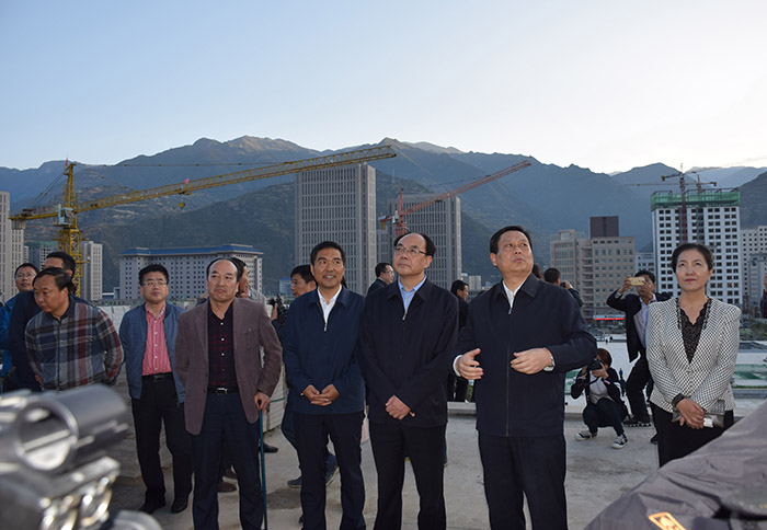 全國、省市政協(xié)委員體驗(yàn)蘭渝鐵路、視察階州廣場