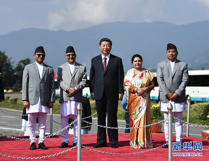 習近平結(jié)束同印度總理第二次非正式會晤和對尼泊爾國事 訪問回到北京